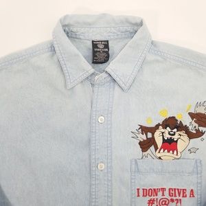 VTG Tazmanian Devil Chambray Shirt
